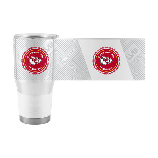 Kansas City Chiefs 30oz SB 58 Champions Stainless Tumbler - Logo Brands - Flyclothing LLC