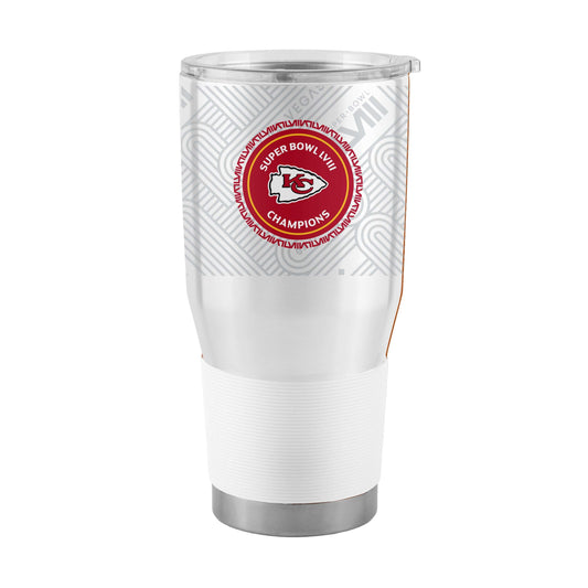 Kansas City Chiefs 30oz SB 58 Champions Stainless Tumbler - Logo Brands - Flyclothing LLC