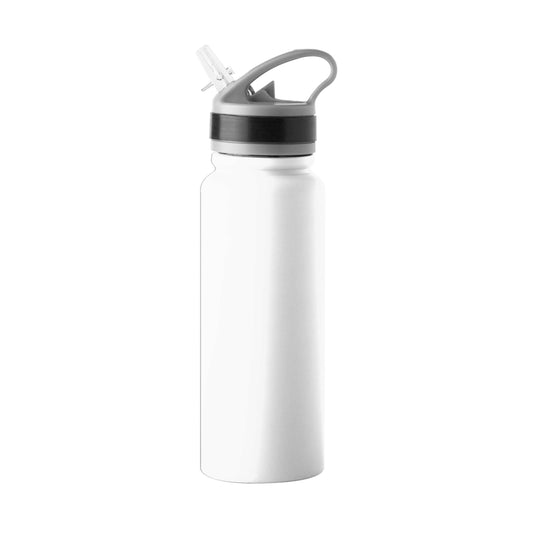 Columbus Clippers White 25oz SingleWall FlipTop Bottle - Logo Brands - Flyclothing LLC