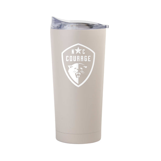 NC Courage 20oz Archway Powder Coat Tumbler - Logo Brands - Flyclothing LLC