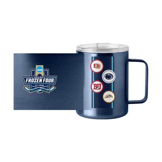 2025 Mens Hockey Frozen Four Teams 15oz Stainless Mug - Logo Brands - Flyclothing LLC