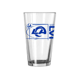 Bud Light/LA Rams 16oz SB Bound Pint Glass - Logo Brands - Flyclothing LLC