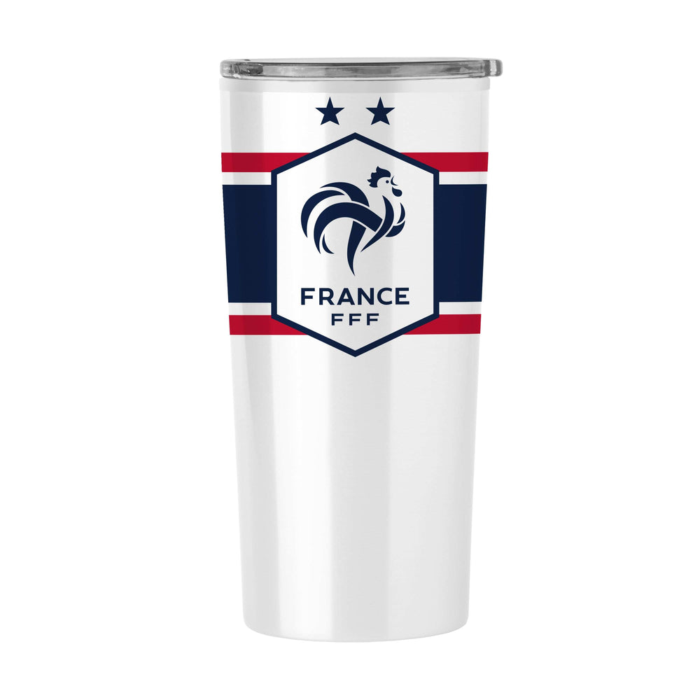 France Men's National Soccer Team 20oz Stripe Fusion Tumbler - Logo Brands - Flyclothing LLC