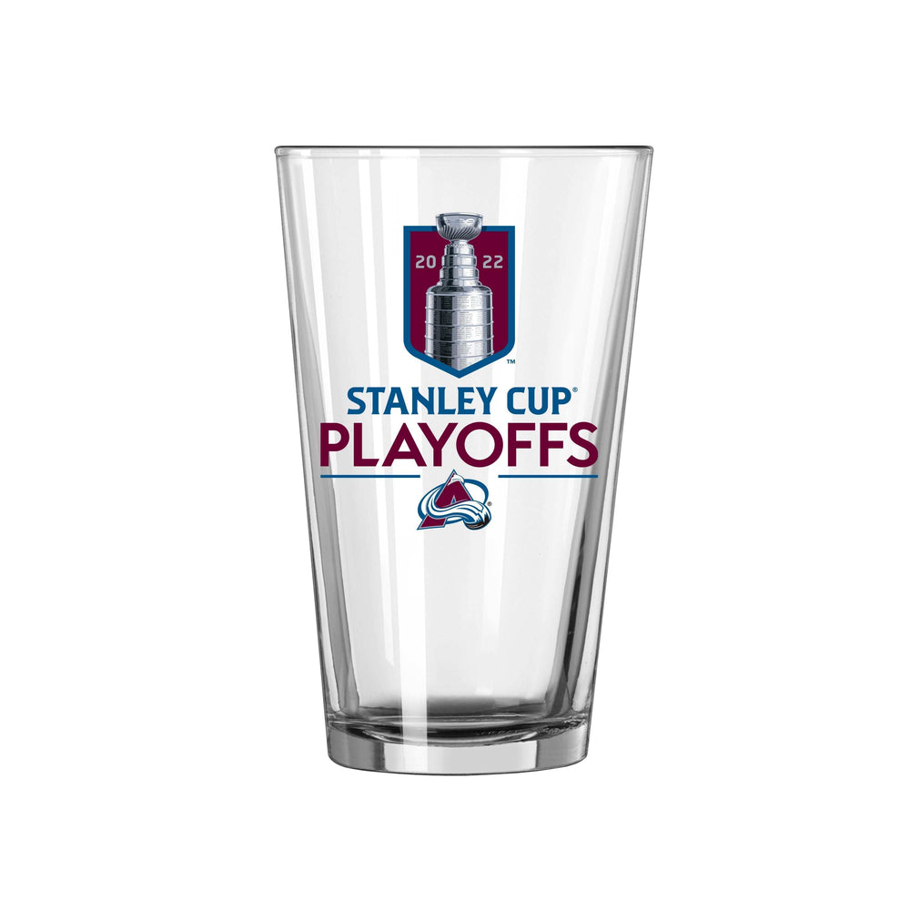Colorado Avalanche 2022 Stanley Cup Playoffs 16oz Pint Glass - Logo Brands - Flyclothing LLC