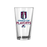 Colorado Avalanche 2022 Stanley Cup Playoffs 16oz Pint Glass - Logo Brands - Flyclothing LLC