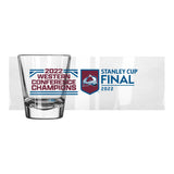 Colorado Avalanche 2oz Conference Champions Shot Glass - Logo Brands - Flyclothing LLC