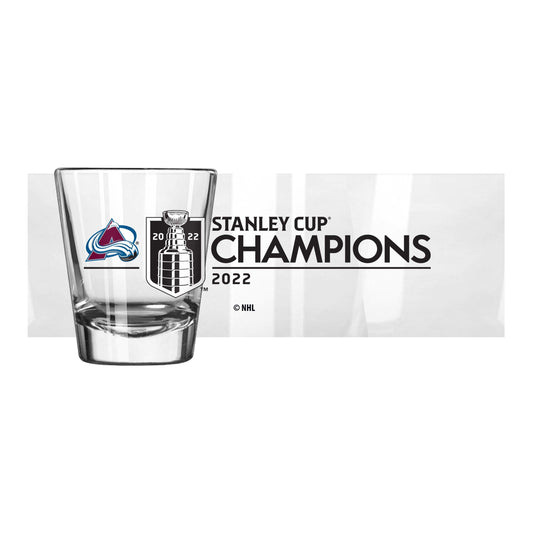 Colorado Avalanche 2oz Stanley Cup Champions Shot Glass - Logo Brands - Flyclothing LLC