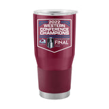 Colorado Avalanche 30oz Conference Champions Stainless Tumbler - Logo Brands - Flyclothing LLC