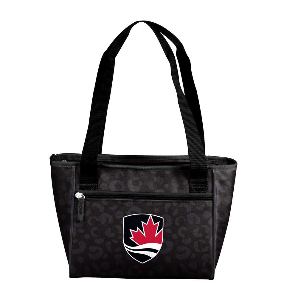 Carleton University Leopard Print 16 Can Cooler Tote - Logo Brands - Flyclothing LLC