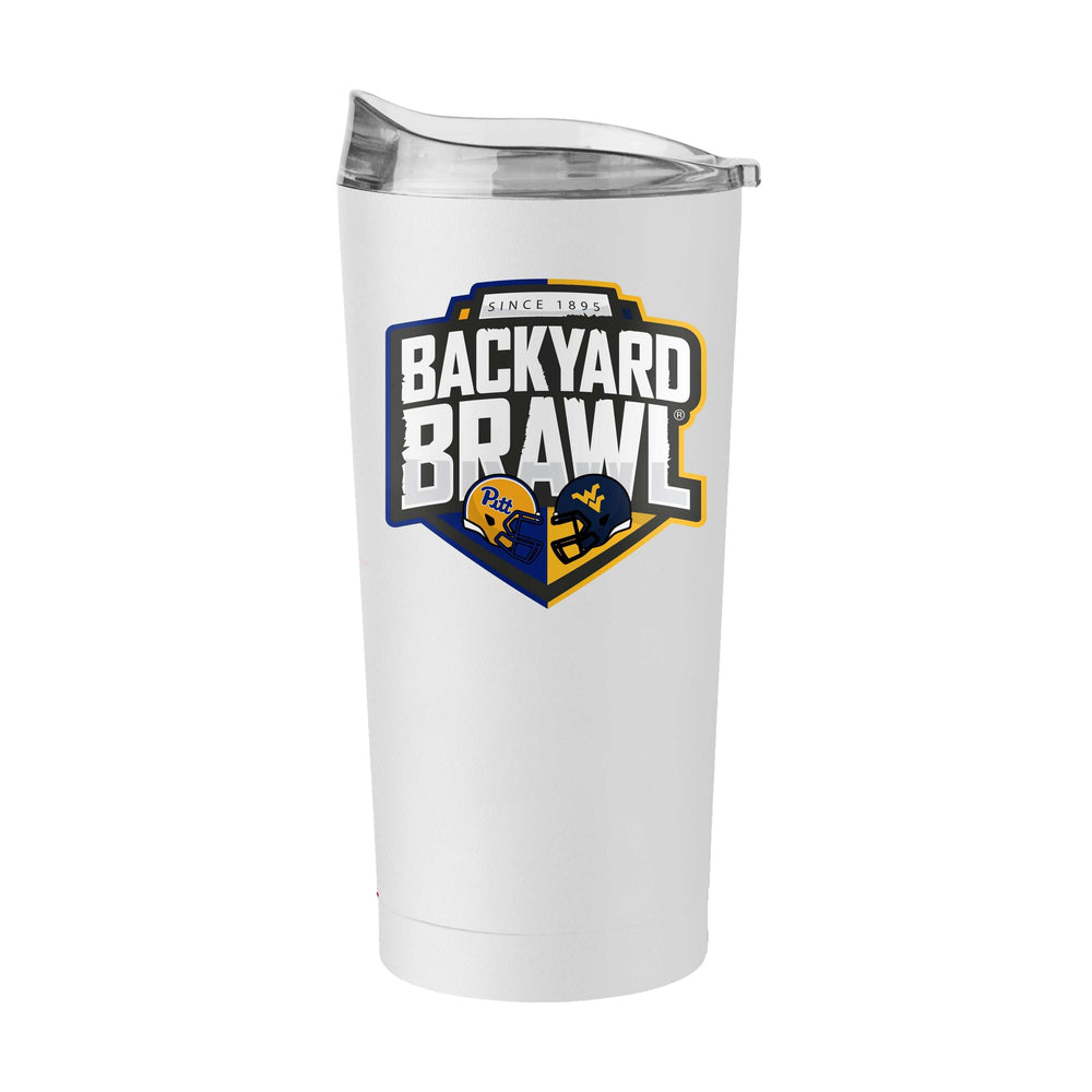 2024 Backyard Brawl West Virginia 20oz Powder Coat Tumbler - Logo Brands - Flyclothing LLC