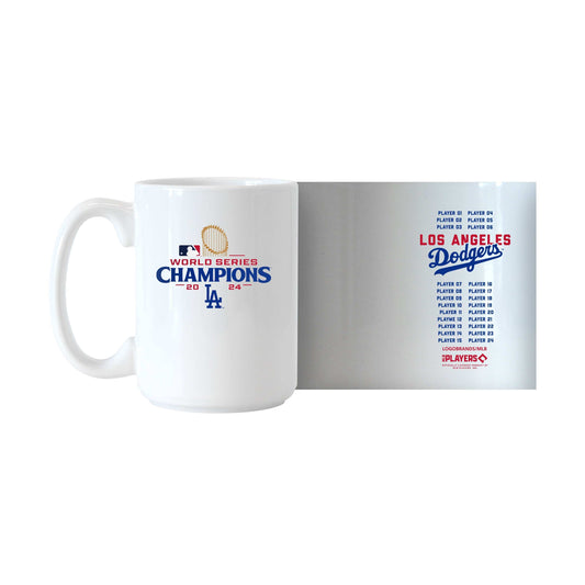 LA Dodgers 2024 World Series Champs 15oz Roster Sublimated Mug - Logo Brands - Flyclothing LLC