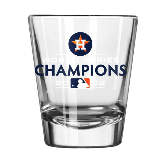 Houston Astros World Series Champs 2oz Shot Glass - Logo Brands - Flyclothing LLC
