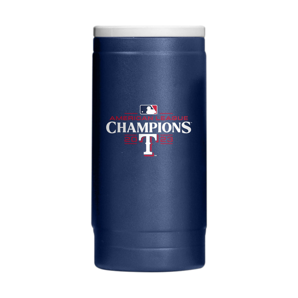 Texas Rangers 12oz 2023 AL Champions PC Slim Can Coolie - Logo Brands - Flyclothing LLC