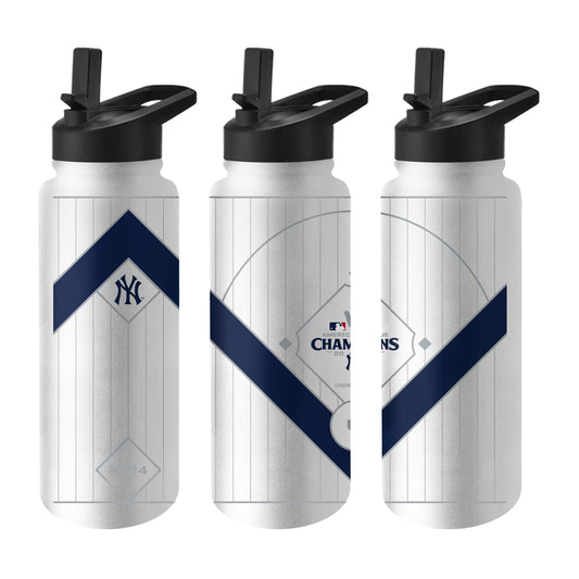 NY Yankees 2024 American League Champs 34oz Quencher Bottle - Logo Brands - Flyclothing LLC