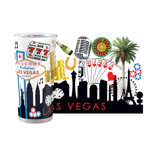 Las Vegas 20oz Native Powder Coat Tumbler - Logo Brands - Flyclothing LLC