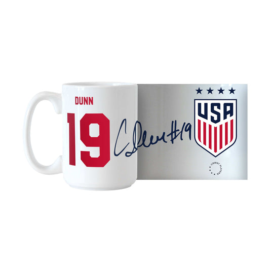 US Womens National Team Crystal Dunn 15oz Sublimated Mug - Logo Brands - Flyclothing LLC