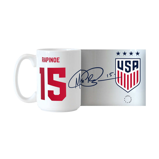 US Womens National Team Megan Rapinoe 15oz Sublimated Mug - Logo Brands - Flyclothing LLC