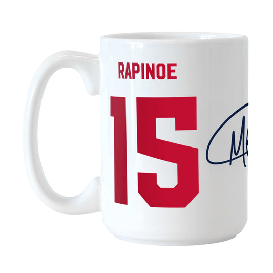 US Womens National Team Megan Rapinoe 15oz Sublimated Mug - Logo Brands - Flyclothing LLC