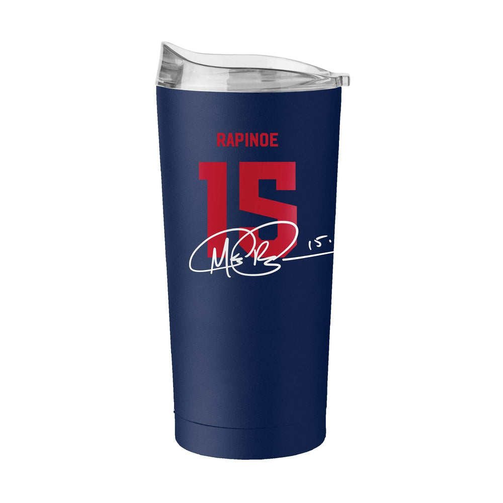 US Womens National Team Megan Rapinoe 20oz Powder Coat Tumbler - Logo Brands - Flyclothing LLC
