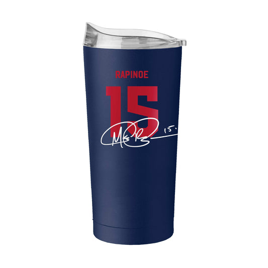 US Womens National Team Megan Rapinoe 20oz Powder Coat Tumbler - Logo Brands - Flyclothing LLC
