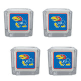 Kansas Jayhawks Scented Candles, 4 pk - Kansas Jayhawks - Flyclothing LLC