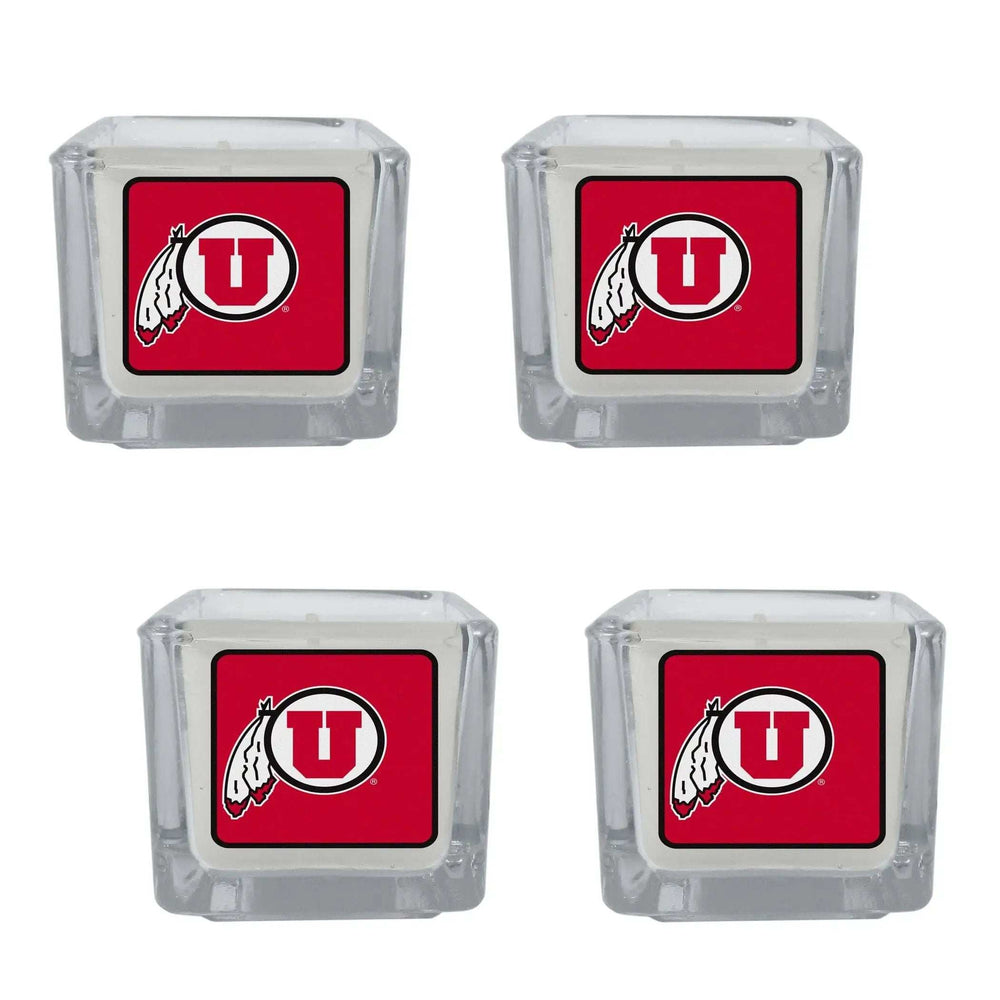 Utah Utes Scented Candles, 4 pk - Utah Utes - Flyclothing LLC