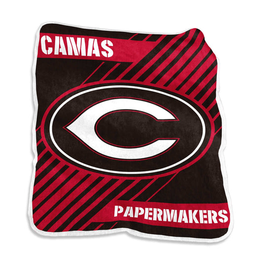 Camas High School 2024 60x80 Raschel Blanket - Logo Brands - Flyclothing LLC