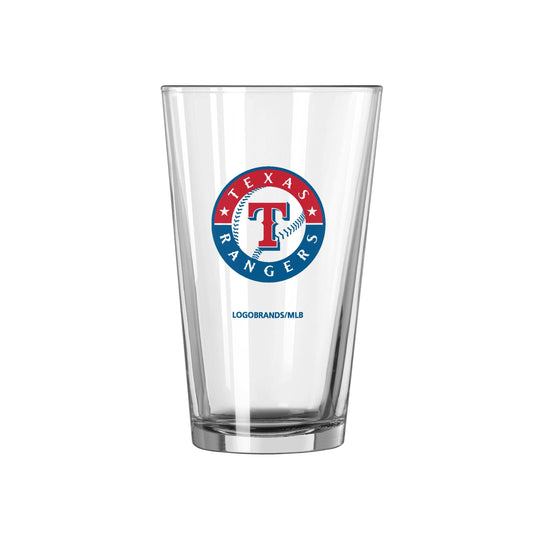 Texas Rangers HOF 16oz Pint Glass - Logo Brands - Flyclothing LLC