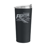 Frisco Fighters 20oz Flipside Powder Coat Tumbler - Logo Brands - Flyclothing LLC