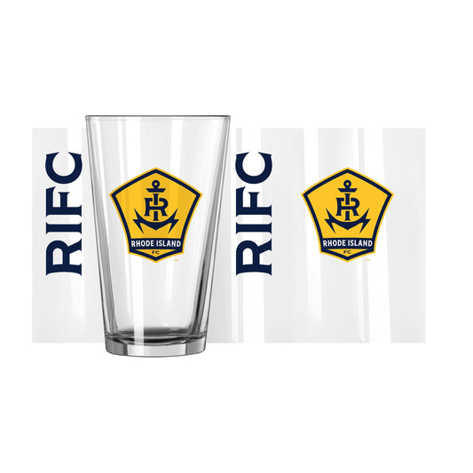 Rhode Island FC 16oz Gameday Pint Glass - Logo Brands - Flyclothing LLC