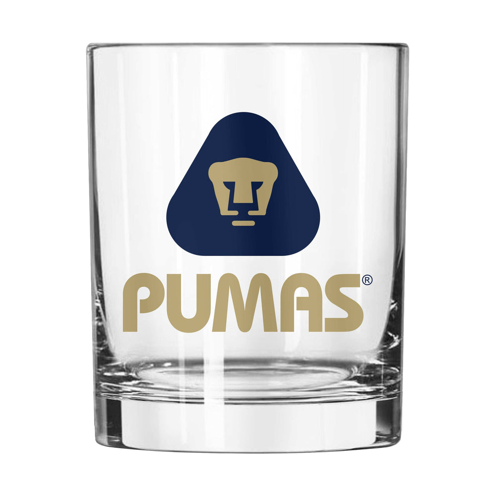 Pumas FC 14oz Logo Rocks Glass - Logo Brands - Flyclothing LLC