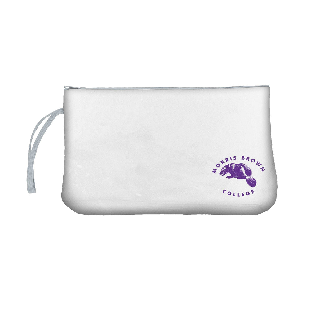 Morris Brown College Clear Wristlet - Logo Brands - Flyclothing LLC