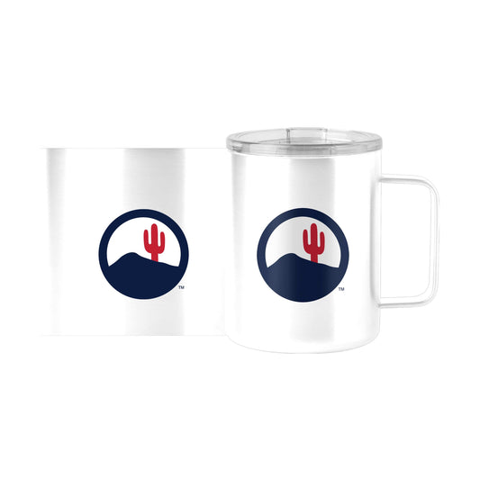Arizona Vintage Cactus 15oz Stainless Steel Mug - Logo Brands - Flyclothing LLC