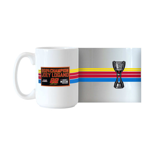 Joey Logano 2024 Nascar Cup Champions 15oz Sublimated Mug - Logo Brands - Flyclothing LLC