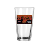 Joey Logano 2024 Nascar Cup Champions 16oz Pint Glass - Logo Brands - Flyclothing LLC