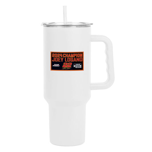 Joey Logano 2024 Nascar Cup Champions 40oz PC Tumbler - Logo Brands - Flyclothing LLC