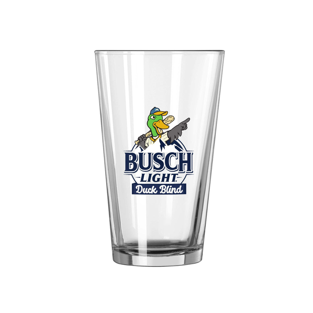 Madison Mallards 16oz Logo Pint Glass - Logo Brands - Flyclothing LLC
