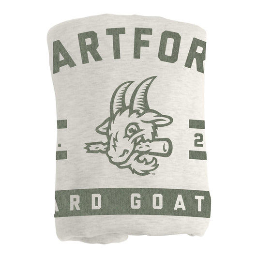Hartford Yard Goats Hunter Logo Sublimated Sweatshirt Blanket - Logo Brands - Flyclothing LLC