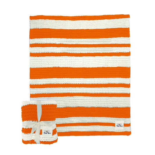 Lakeland Flying Tigers Cable Knit Throw 50x60 - Logo Brands - Flyclothing LLC