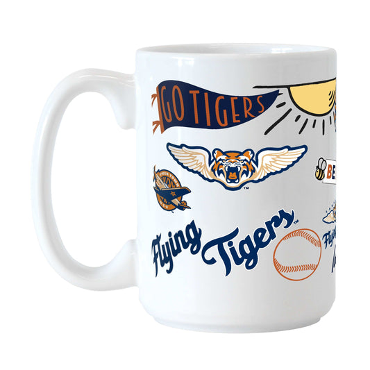 Lakeland Flying Tigers 15oz Native Sublimated Mug - Logo Brands - Flyclothing LLC