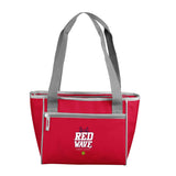 Fresno State Beer Cobrand Red Wave 16 Can Cooler Tote - Logo Brands - Flyclothing LLC