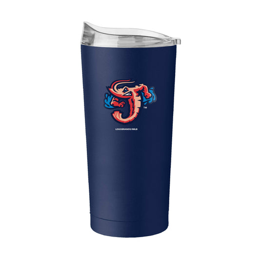Jacksonville Jumbo Shrimp 20oz Flipside Powder Coat Tumbler - Logo Brands - Flyclothing LLC