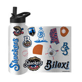 Biloxi Shuckers 34oz Native Quencher Bottle - Logo Brands - Flyclothing LLC