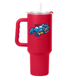 Jersey Shore BlueClaws 40oz Flipside Powder Coat Tumbler - Logo Brands - Flyclothing LLC