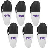 TCU Horned Frogs Chip Clip Magnets, 6pk - Siskiyou Buckle - Flyclothing LLC