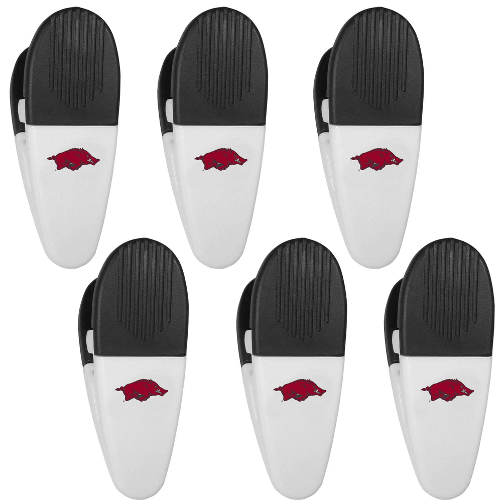 Arkansas Razorbacks Chip Clip Magnets, 6pk - Siskiyou Buckle - Flyclothing LLC