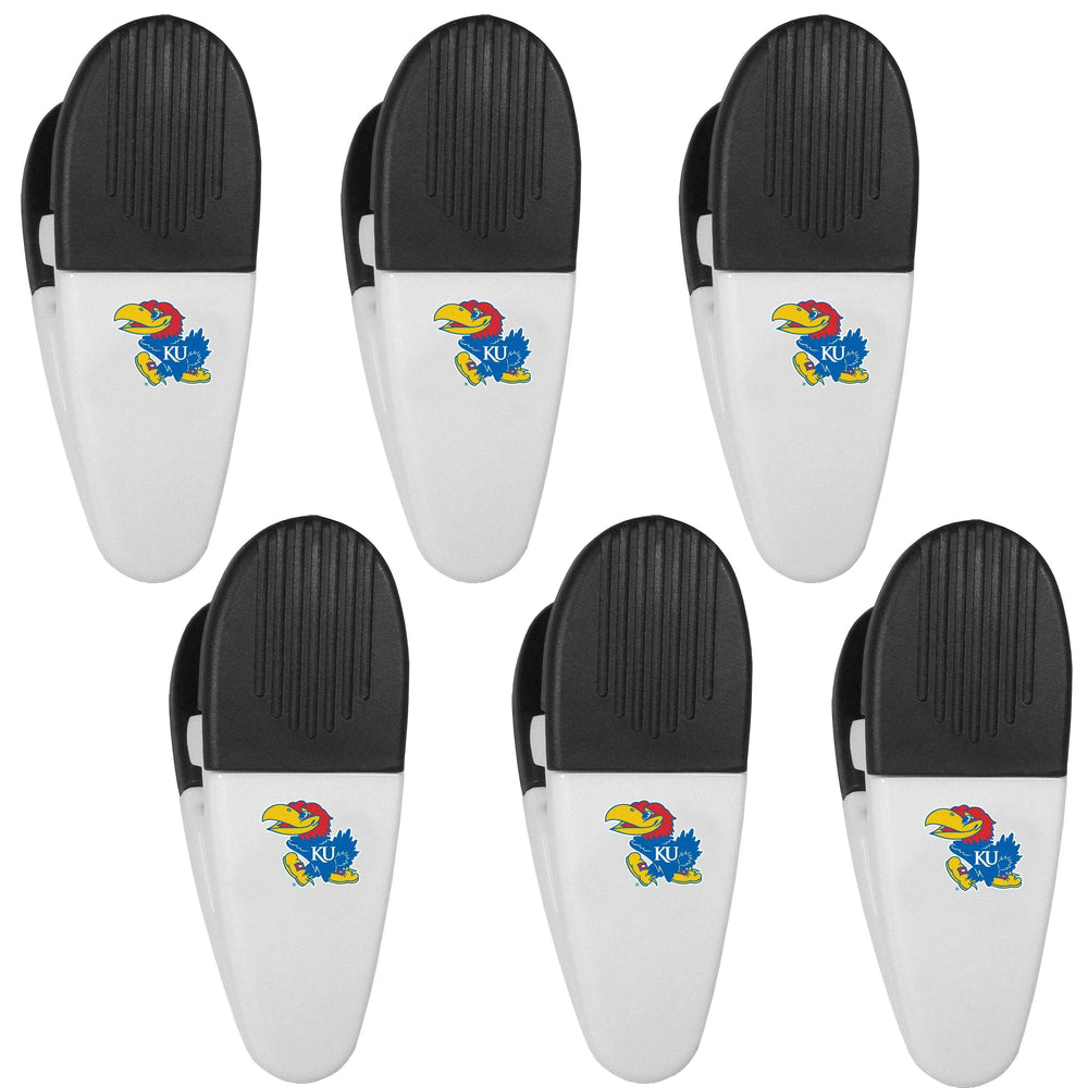 Kansas Jayhawks Chip Clip Magnets, 6pk - Siskiyou Buckle - Flyclothing LLC