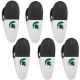 Michigan St. Spartans Chip Clip Magnets, 6pk - Siskiyou Buckle - Flyclothing LLC