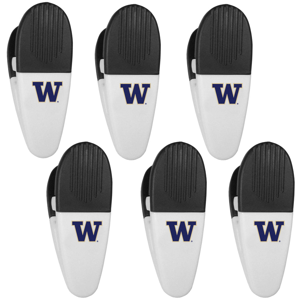 Washington Huskies Chip Clip Magnets, 6pk - Siskiyou Buckle - Flyclothing LLC
