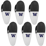 Washington Huskies Chip Clip Magnets, 6pk - Siskiyou Buckle - Flyclothing LLC